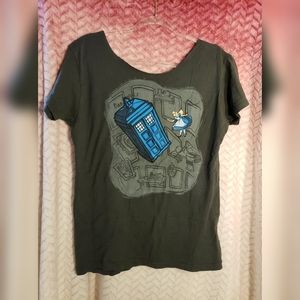 Vintage Alice Tardis Mash up T-Shirt, Teefury 2X